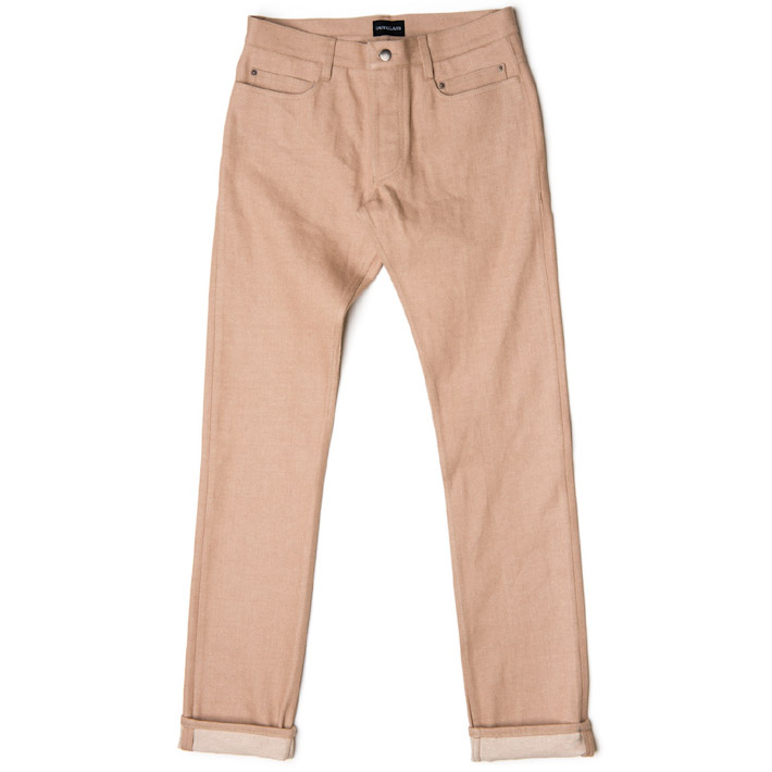 Outclass pánské kalhoty bronzové barvy