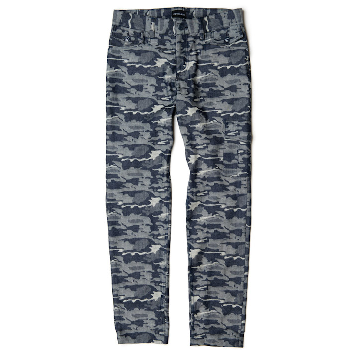 Outclass pánské kalhoty maskáčový vzor