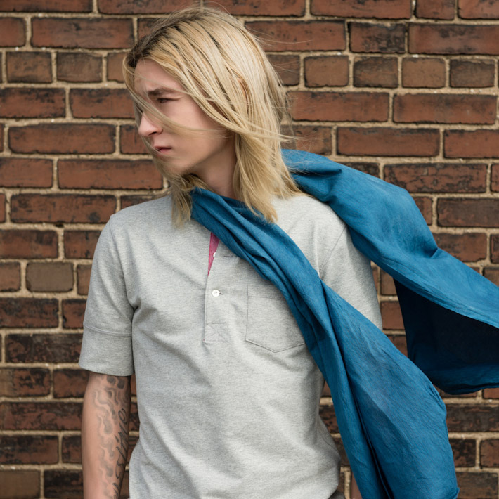 Outclass pánské polo šedé