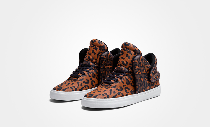 Supra Falcon Cheetah, leopardí kotníkové boty, dámské a pánské Sneakers