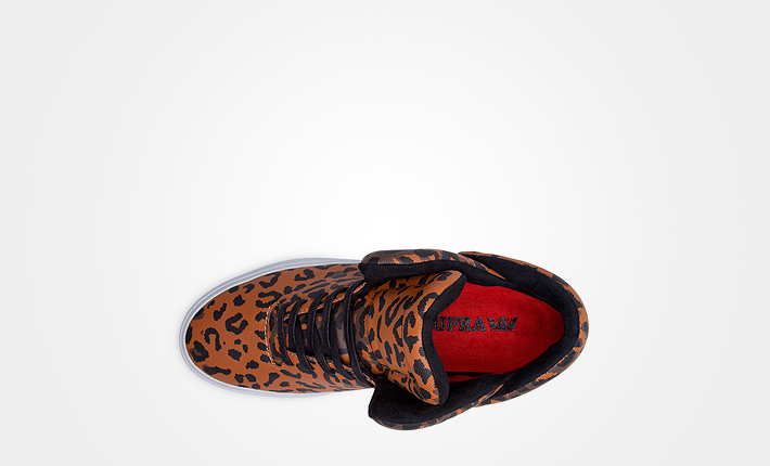 Supra Falcon Cheetah, leopardí kotníkové boty, dámské a pánské Sneakers