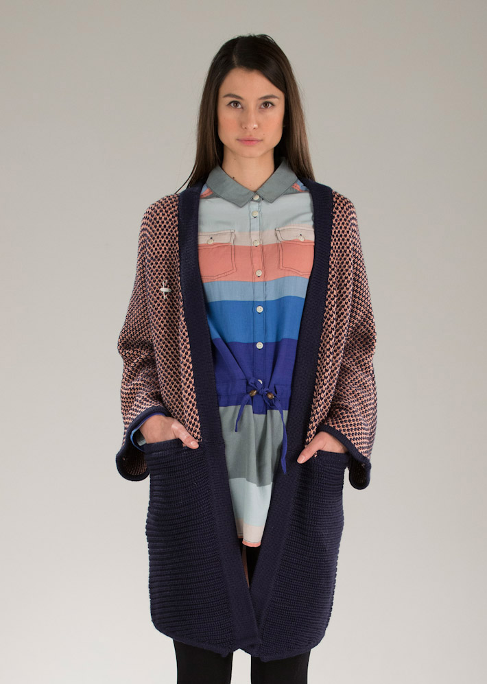 Supremebeing dámský dlouhý pletený svetr