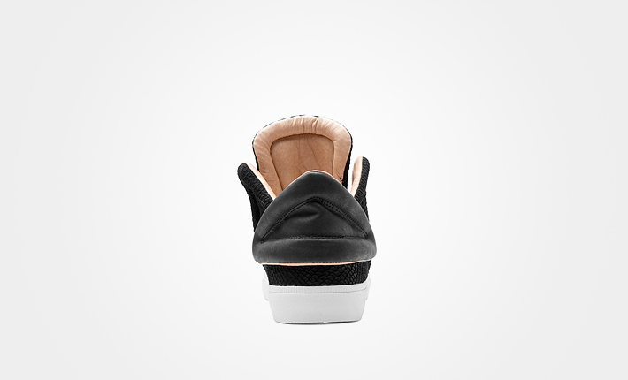 Supra Falcon Black, černé kotníkové boty, dámské a pánské Sneakers