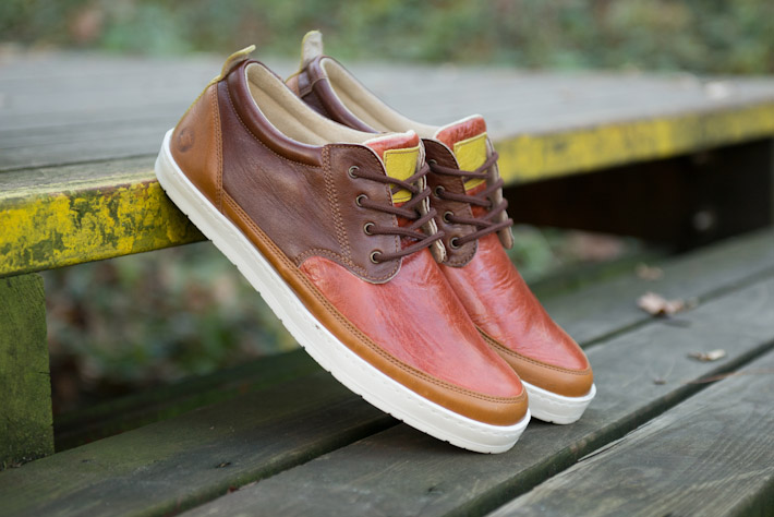 Splendix Shoes nízké pánské kožené boty, tenisky, hnědé