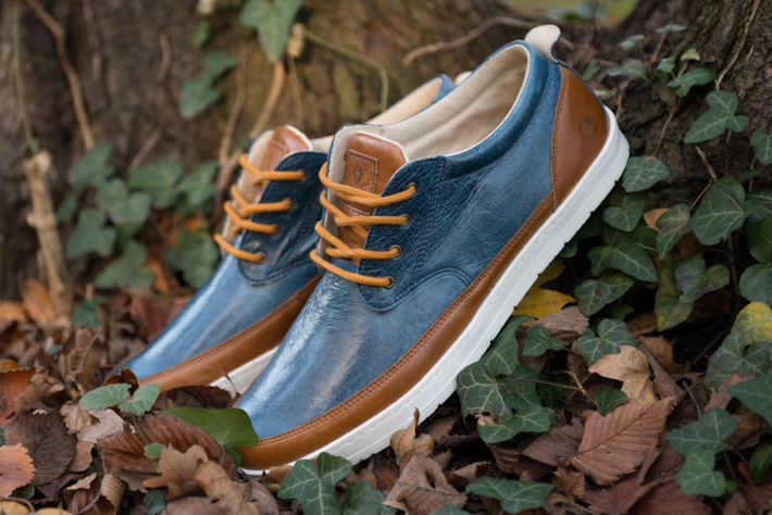 Splendix Shoes kožené boty, pánské, modro hnědé