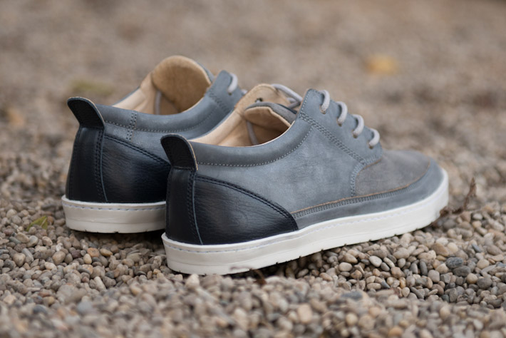 Splendix Shoes pánské šedé boty z kůže, tenisky