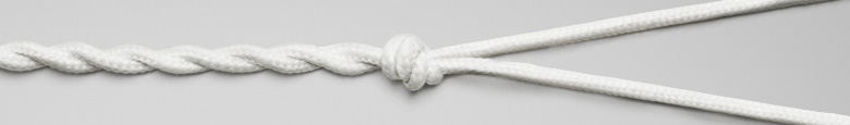 Sluchátka Molami Plica, bílý tkaný kabel