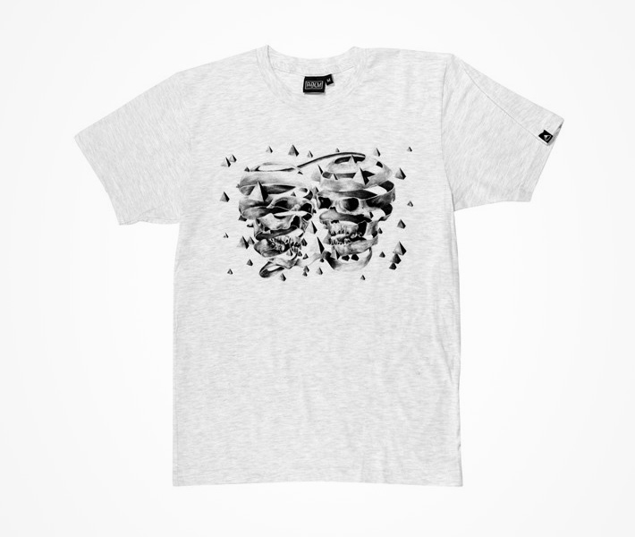 Phenüm — bílé tričko s potiskem