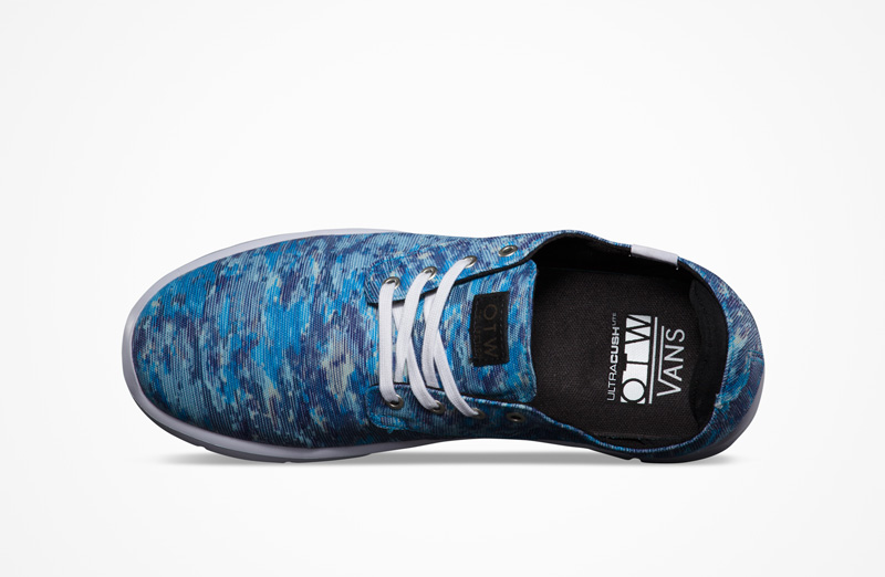 Sneakers Vans Mili Stripe Prelow – modré se vzorem, 2014