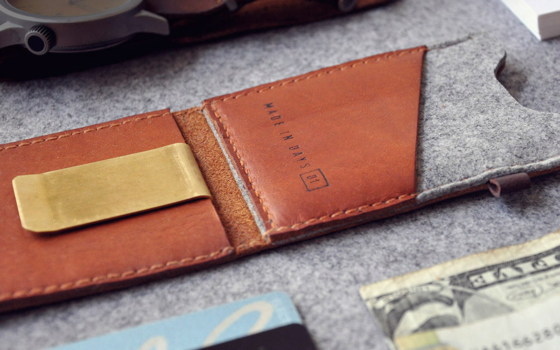 Made in Days – kožená peněženka