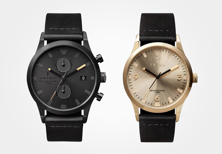 Triwa luxusní hodinky – Sort of Black