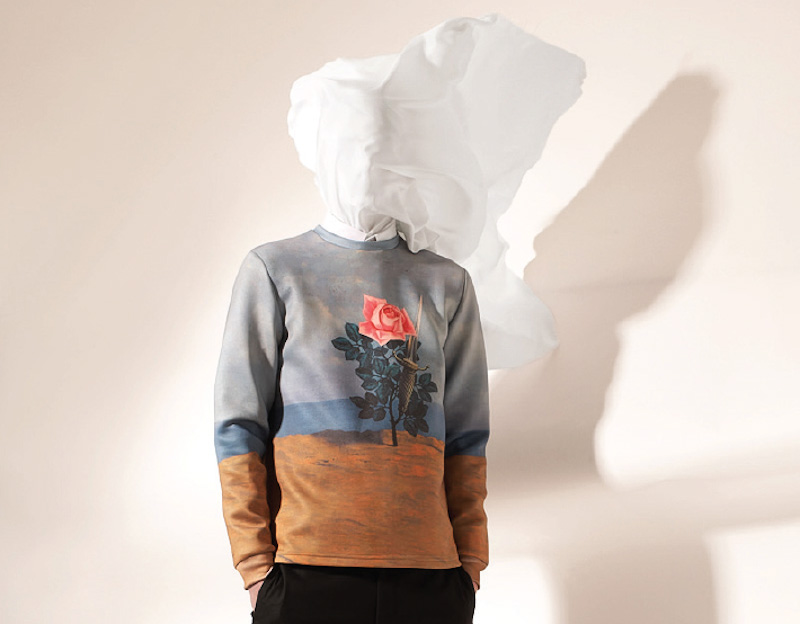 Opening Ceremony – surrealistická mikina, René Magritte