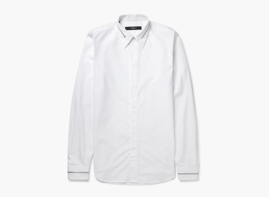 Givenchy – pánská bílá luxusní košile, dlouhý rukáv