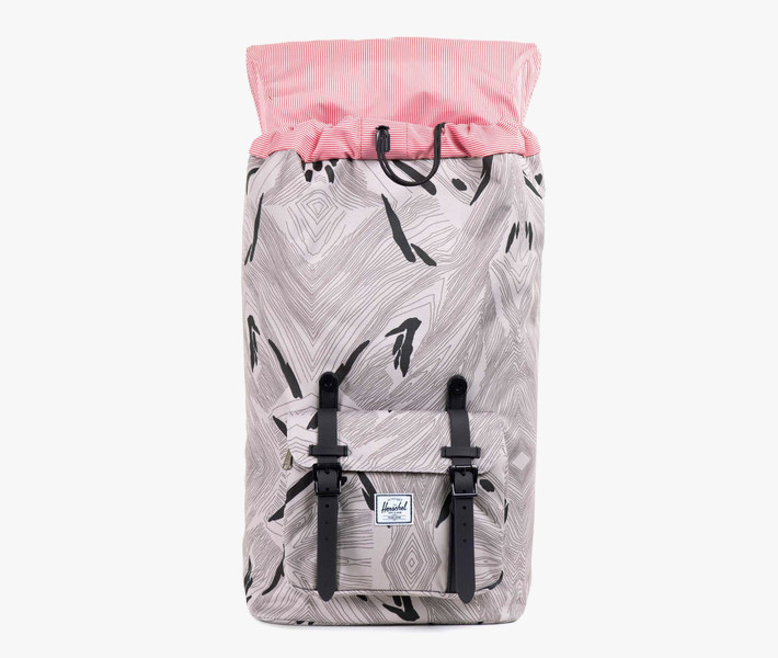 Plátěný batoh Herschel Supply – Retreat Backpack, Geo, šedý