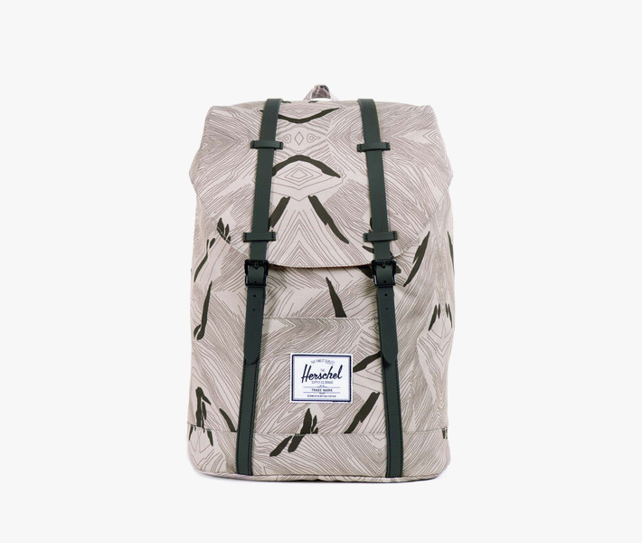 Batoh Herschel Supply – Little America Backpack, Geo, šedý se vzorem