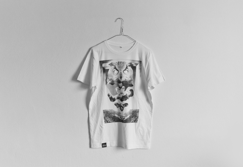 So So Yeah x Falko Ohlmer – bílé tričko se surrealistickým potiskem