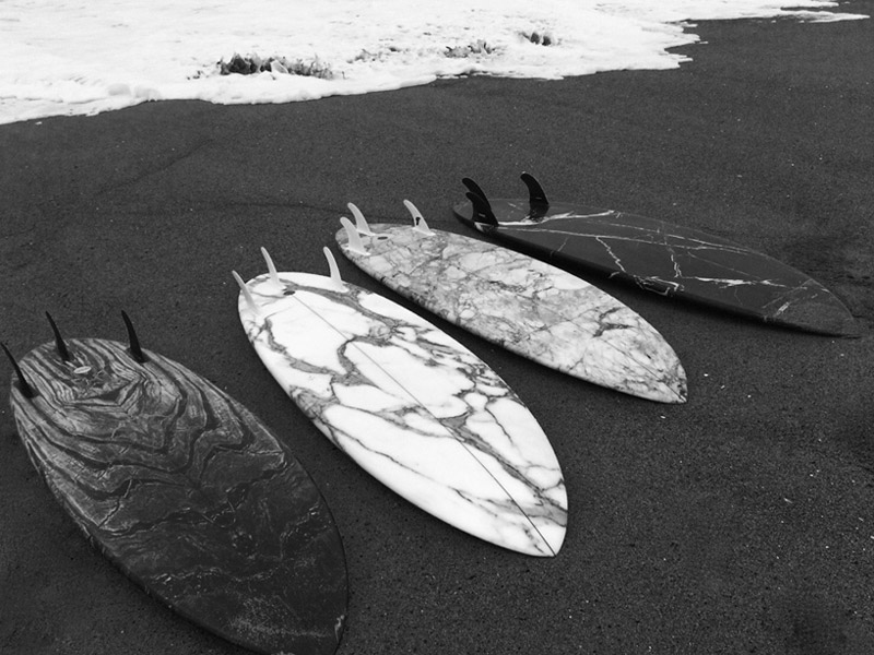 Alexander Wang x Haydenshapes – surf prkna se vzorem mramoru