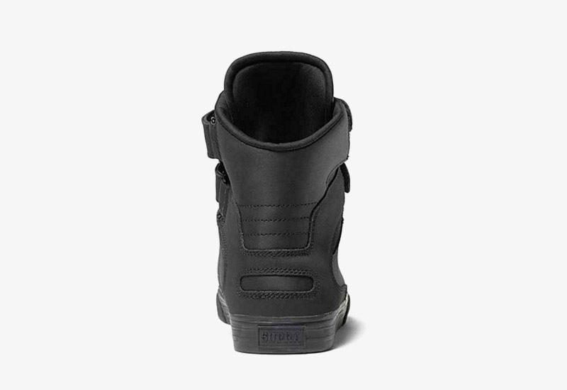 Boty Supra Society II – černé, kožené | Dámské a pánské kotníkové boty, sneakers