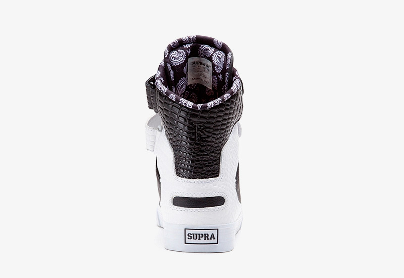 Boty Supra Society II – černo-bílé, kožené | Dámské a pánské kotníkové boty, sneakers