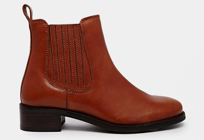 Boty perka – Chelsea Boots – dámské, kožené, – hnědé | Kotníkové boty – dámské