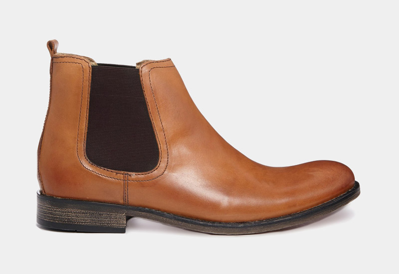 Boty perka – Chelsea Boots – pánské, kožené, – světle hnědé | Kotníkové boty – pánské