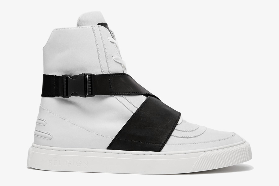 Bílé futuristické kotníkové boty – Religion, Hi-Tops, luxusní boty | Dámské a pánské kotníkové boty