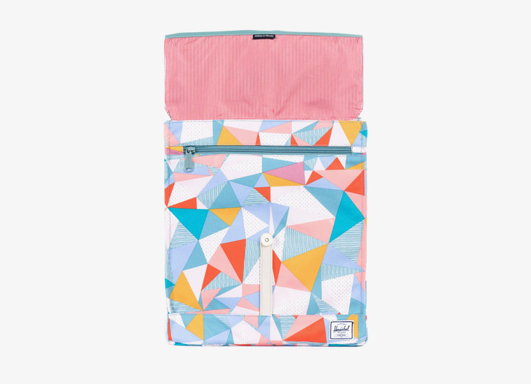 Batohy Herschel Supply – City Backpack – Mid Volume, barevný vzor, zelený | Stylové trendy batohy