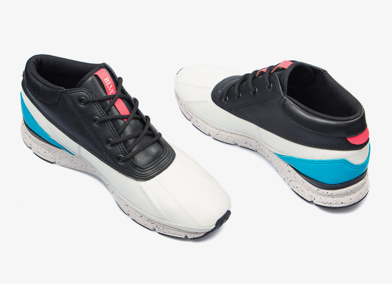 Black Scale x Gourmet – kotníkové boty, tenisky, sneakers, bílo-černé, luxusní boty