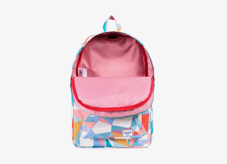 Batohy Herschel Supply – Classic Backpack – Mid Volume, barevný vzor, zelený | Stylové trendy batohy