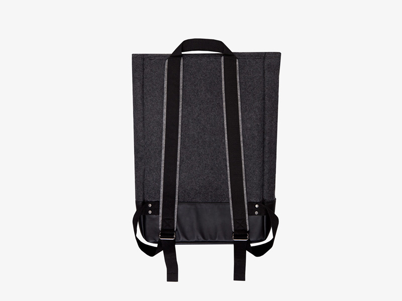 Ucon Kasperk Backpack – stylový batoh z vlny, ruksak, černý