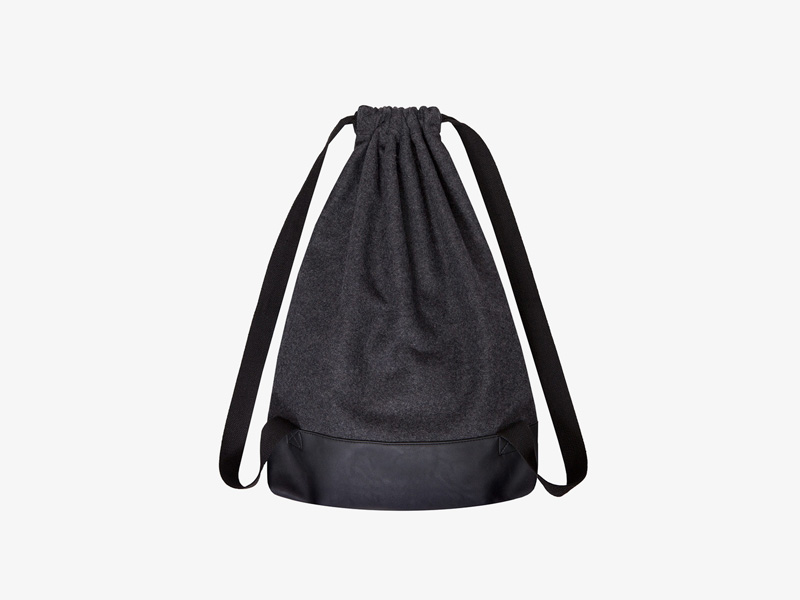 Ucon Volker Bag – stylový pytel z vlny, ruksak, batoh na záda, černý