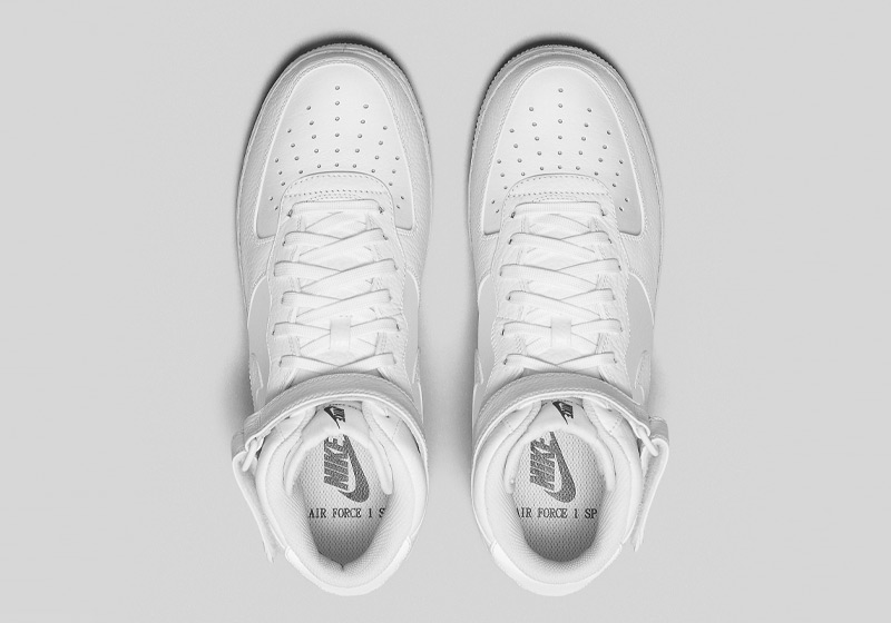 Kotníkové boty Nike Air Force 1 Mid CMFT – bílé, pánské, dámské, sneakers, tenisky