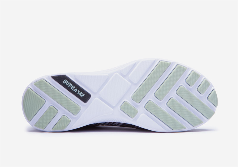Boty Supra Hammer Run – běžecké tenisky, podrážka, zeleno-bílá