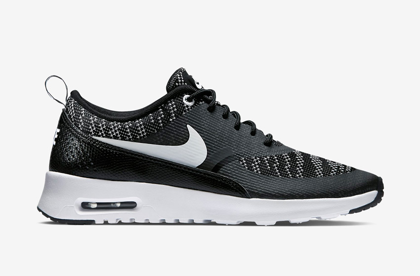 Nike Air Max Thea Jacquard – dámské boty, dámské tenisky – černé, bílá podrážka – běžecké sneakers