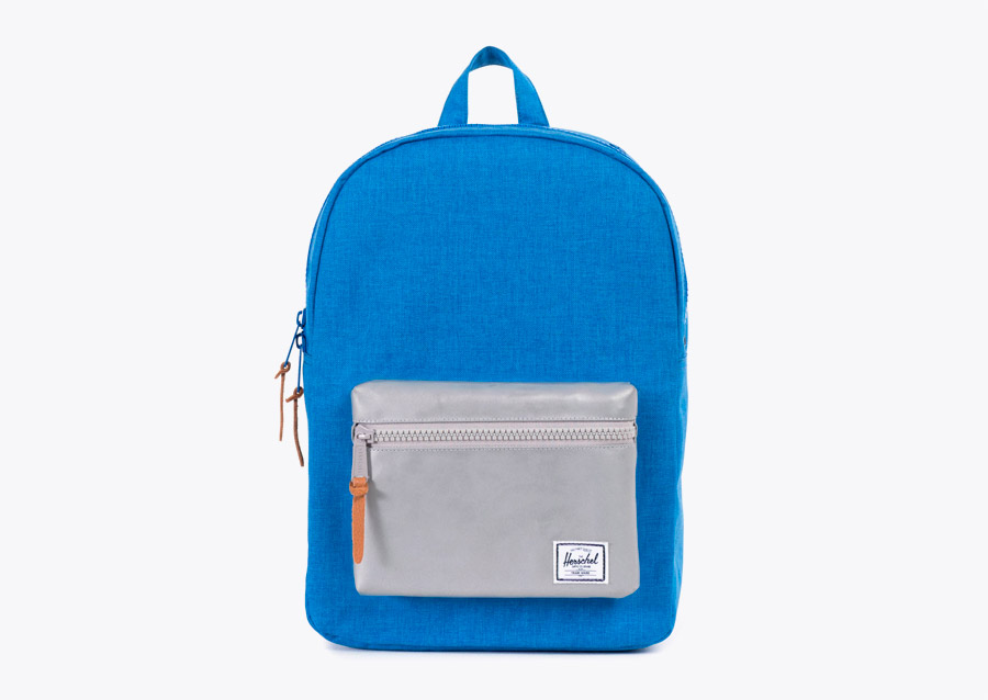 Herschel Supply Kids – dětský batoh, modrý batoh pro děti, plátěný baťůžek