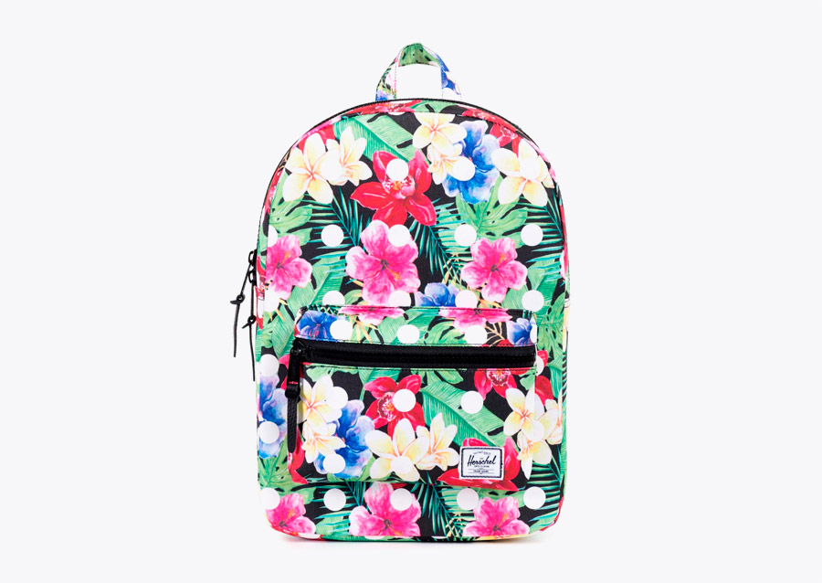 Herschel Supply Kids – dětský barevný batoh s květinami, dětské batohy, batohy pro děti, baťůžek