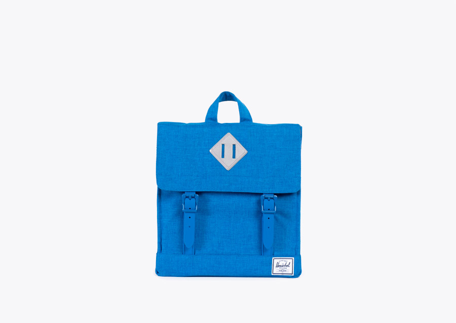 Herschel Supply Kids – modrá aktovka pro děti, dětská aktovka, modrá, modrý batoh, baťůžek