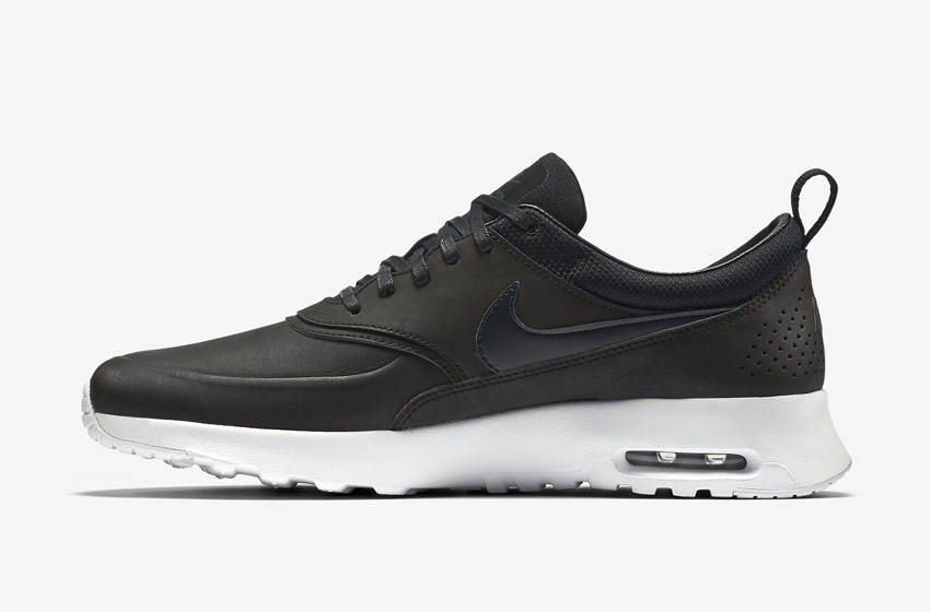 Nike Air Max Thea Premium Black — dámské boty — černé, kožené, tenisky, sneakers