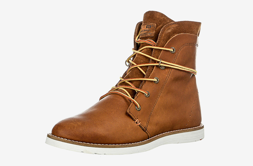 Hub Footwear — vysoké kotníkové pánské zimní boty, hnědé, kožené, winter boots
