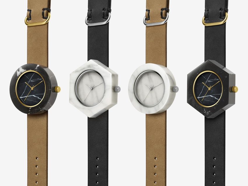Analog Watch Co. — mramorové hodinky — marble watches