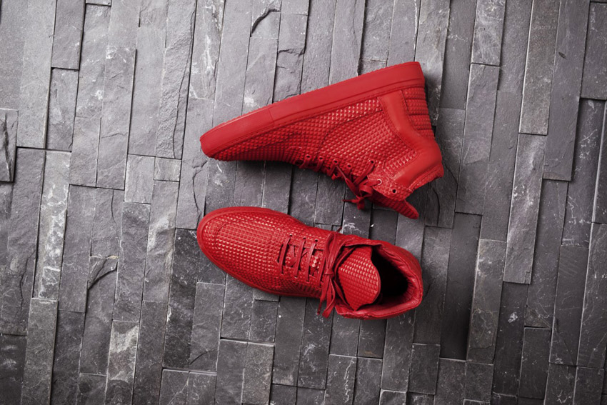 Filling Pieces — červené kotníkové boty, tenisky, sneakers — pánské, dámské — Pyramid