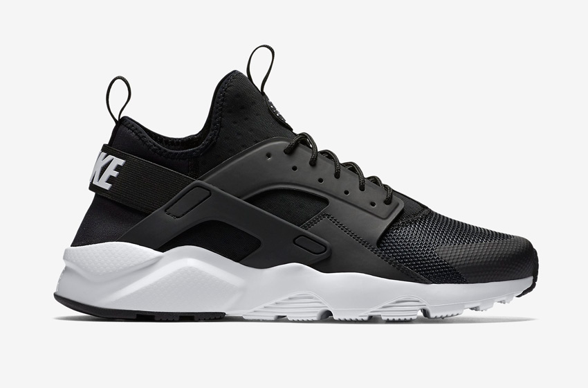Nike Air Huarache Ultra — pánské boty, sneakers, běžecké — černé