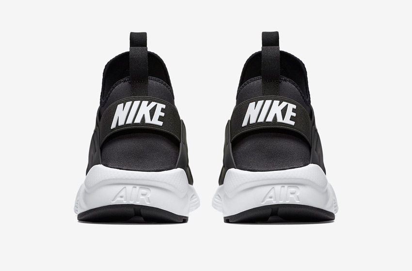 Nike Air Huarache Ultra — černé — zadní pohled