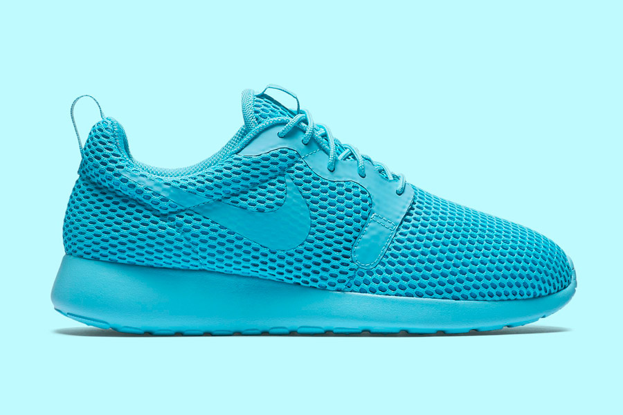 Nike Roshe One Hyper Breathe — dámské boty, tenisky — modré, tyrkysové, blue, cyan — běžecké sneakers