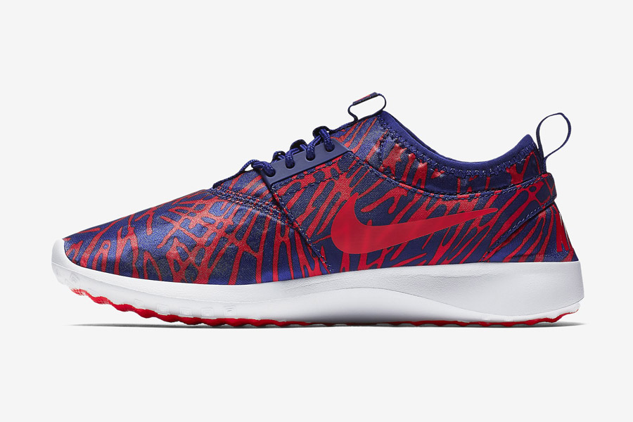 Nike Juvenate Print Wmns — dámské boty, tenisky — červeno-modré, vzorované, red/blue — běžecké sneakers
