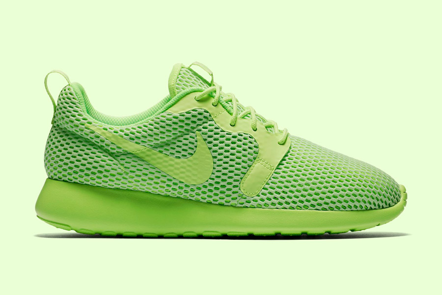 Nike Roshe One Hyper Breathe — dámské boty, tenisky — zelené, green — běžecké sneakers