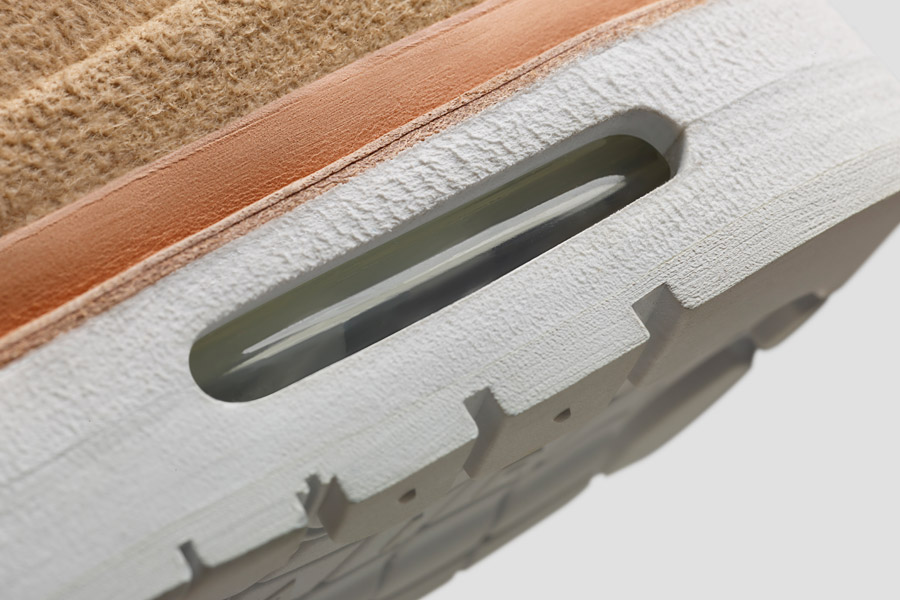 NikeLab Air Max 1 Royal — detail podrážky, vzduchový polštář — Nike Air Max 1
