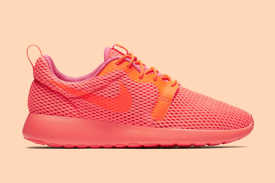 Nike Roshe One Hyper Breathe — dámské boty, tenisky — oranžové, růžové, pink, orange — běžecké sneakers