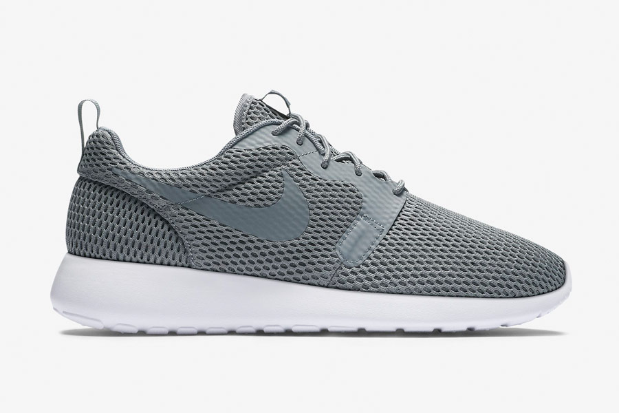 Nike Roshe One Hyper Breathe — pánské boty, tenisky — šedé, grey — běžecké sneakers