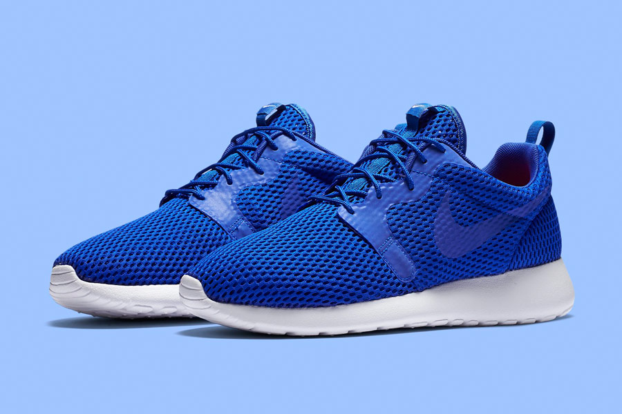 Nike Roshe One Hyper Breathe — pánské boty, tenisky — bmodré, blue — běžecké sneakers